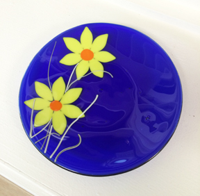 Round Flower Dish